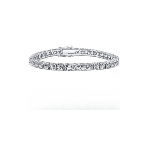 Lab Grown Diamond Tennis Bracelet 10.00 ctw in 4-Prong Setting