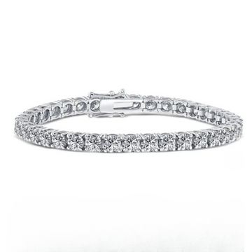 Lab Grown Diamond Tennis Bracelet 16.00ctw Gold