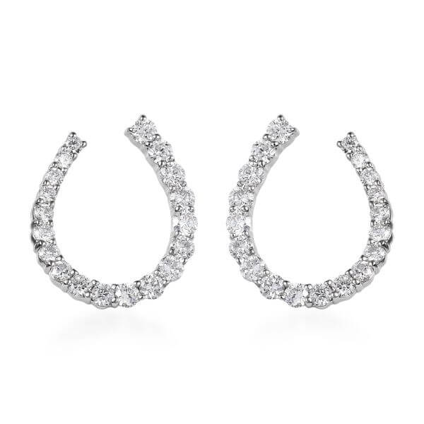 1.76ctw Lab Grown Diamond Hoop Earrings 