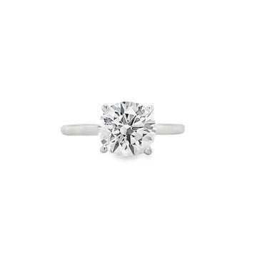 2.50ctw Lab Grown Round Solitaire Diamond Ring
