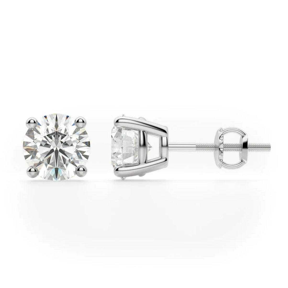 6.00ctw Lab Grown Diamond Stud Earrings 