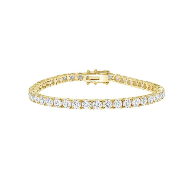 Lab Grown Diamond Tennis Bracelet 6.00ctw 14K Gold