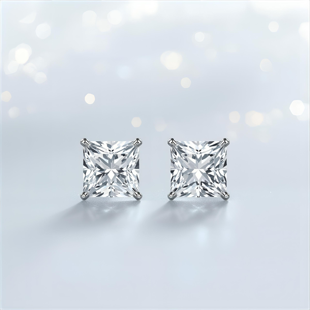 Lab Grown Diamond Princess Cut Front