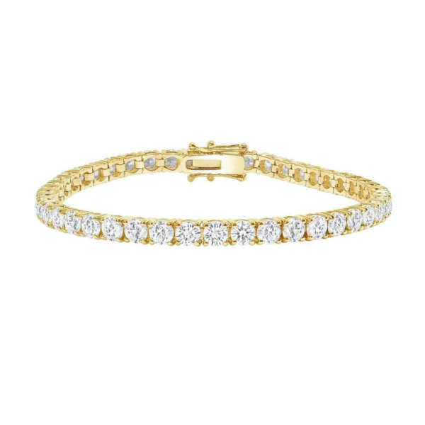 Lab Grown Diamond Tennis Bracelet 10.00 ctw in 4-Prong Setting