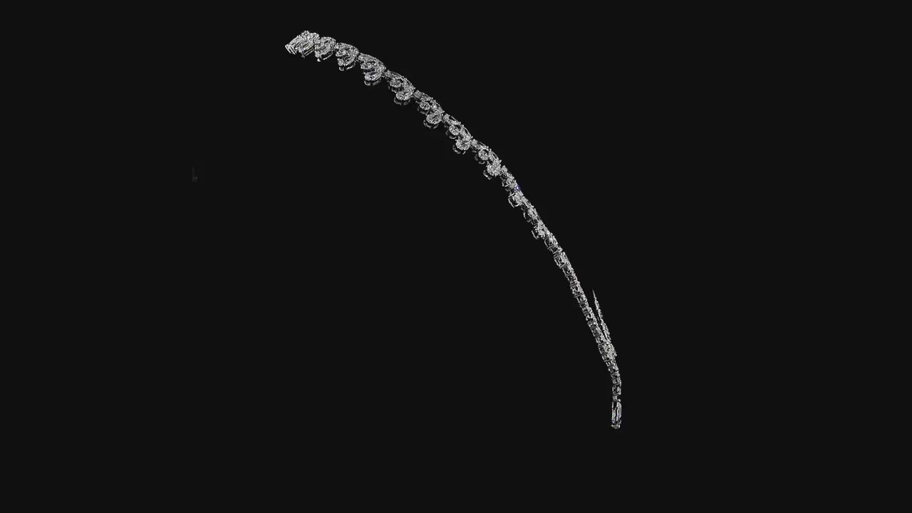Lab Grown Diamond Necklace: 29.25 ct Solitaire in 10k White Gold